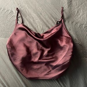 Forever 21 Silk Brown Top
